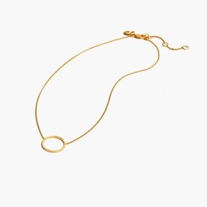 Madewell Pave Circle Necklace